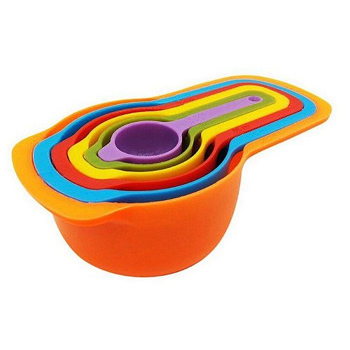 Colheres Medidoras - 6pçs Medida Bolo Cozinha Confeitaria e etc MDD-01