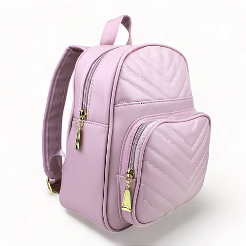 Mochila Feminina Couro Bolsa Passeio Viagem Impermeável Reforçada 2 Divisões - 8192