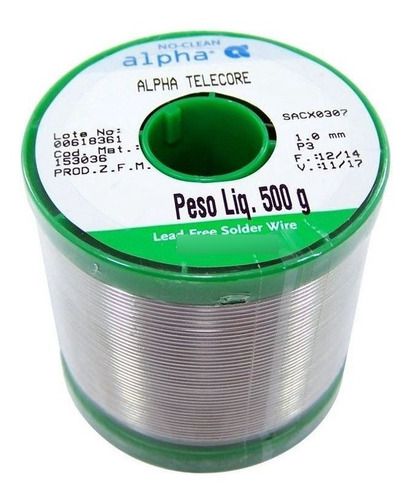 Solda Alpha Telecore SACX0307 0,5mm 500G